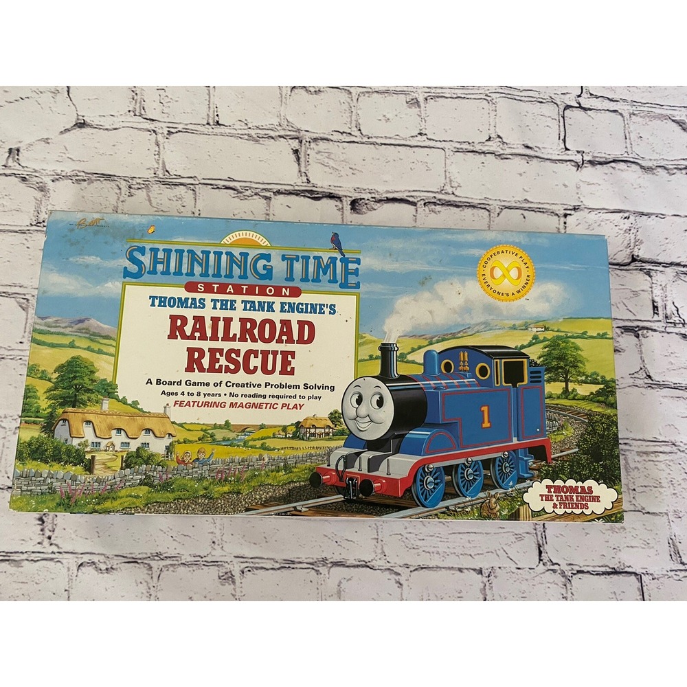 1992 Shining Time Station Thomas The Tank Engine Railroad Rescue Game Complete